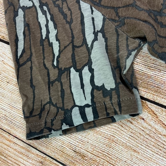 Vintage 80s Camo Trebark Single Stitch Pocket T Shirt Youth Large - Picture 6 of 6